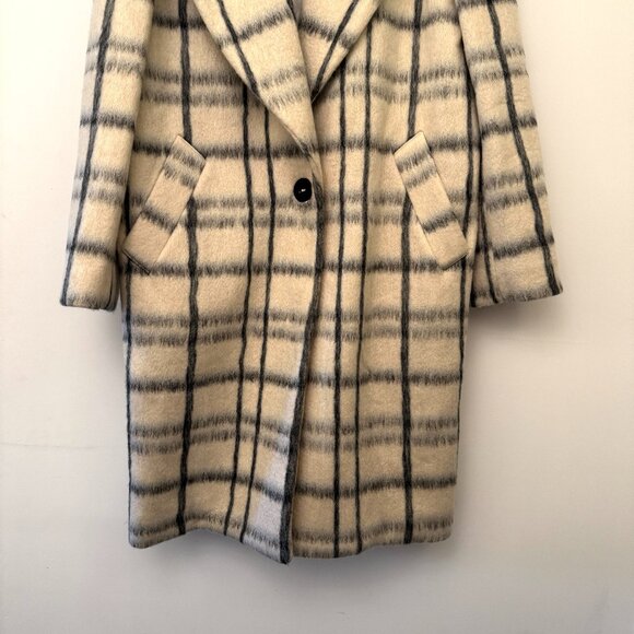 LITA BY CIARA Graphic Check Coat Plaid XS - Picture 6 of 6